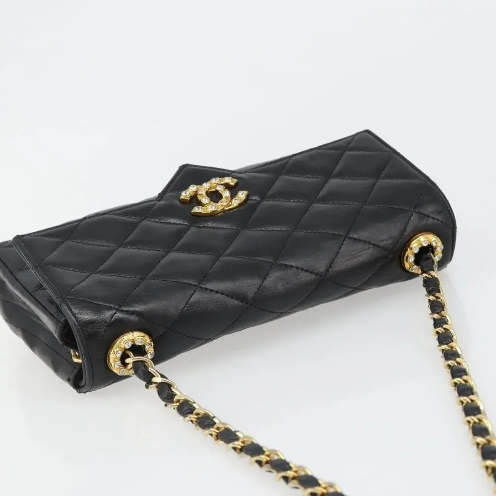 Chanel Matelasse Bijoux Chain Shoulder Bag Black